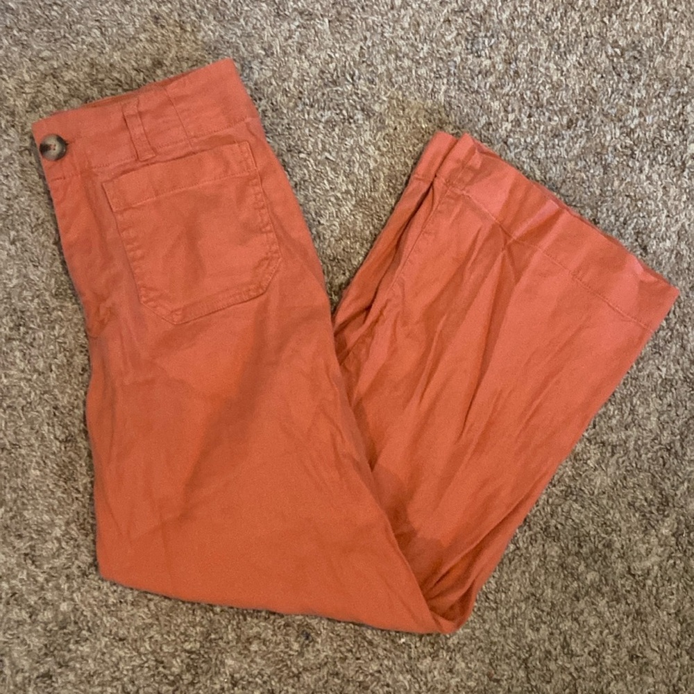 Anthropologie - Maeve wide leg Colette linen pants size 26